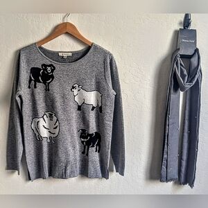 Astrologie grey sheep sweater